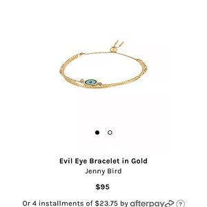 Jenny bird evil eye bracelet